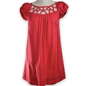 Maeve Anthropologie Cotton Puff Sleeve Dress